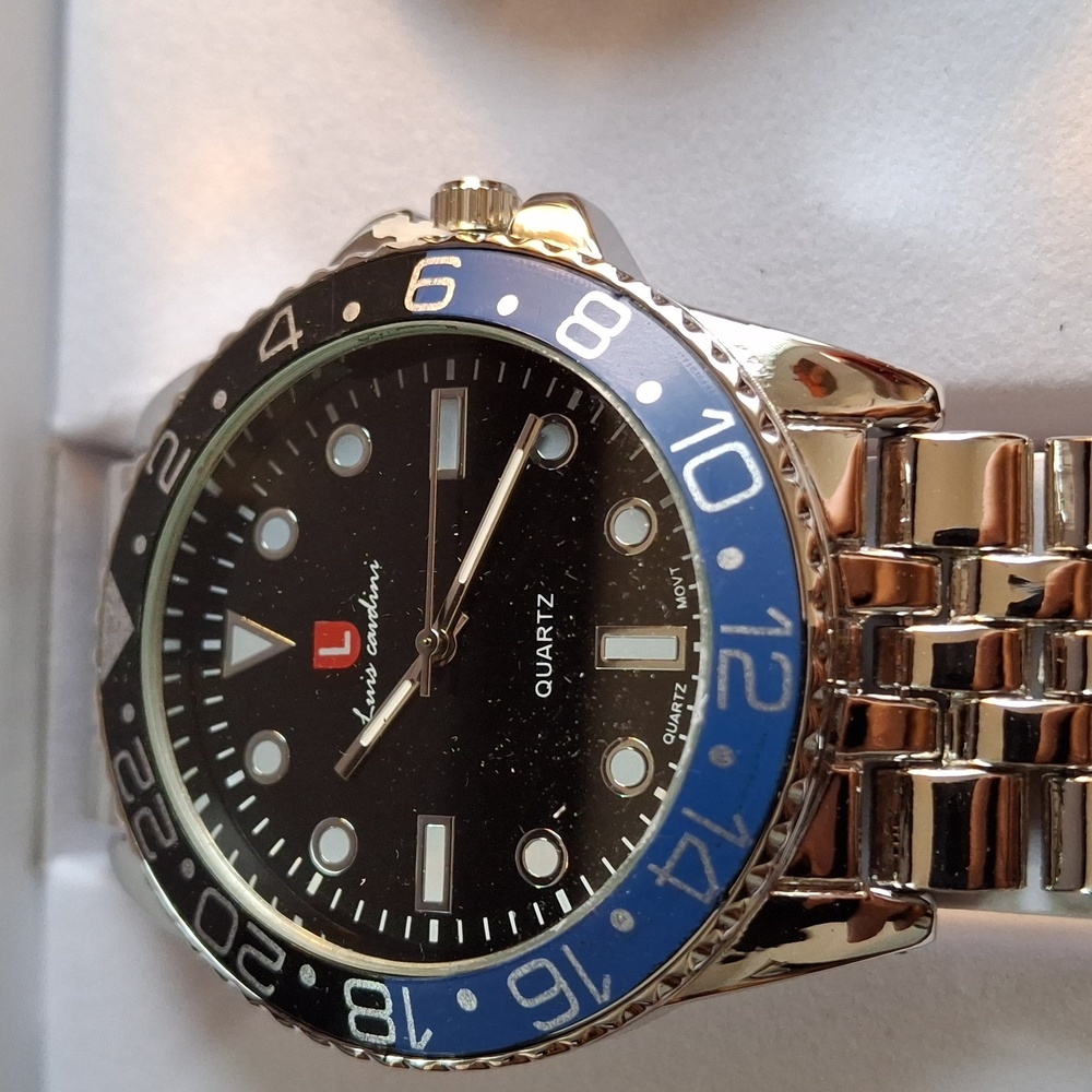 Luis Cardini NWT watches his & hers, water resistant, stainless steel (W043)